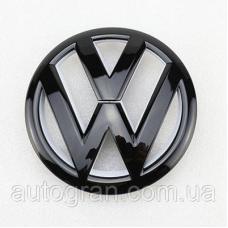 Емблема решітки радіатора VW Volkswagen Golf 6 5K0853601FULM 5k0853601c чорно-біла