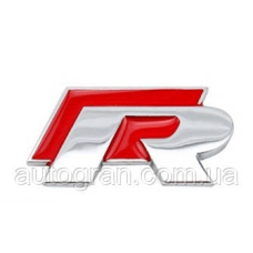Емблема кузова VW Volkswagen R-line Rline червона Rline