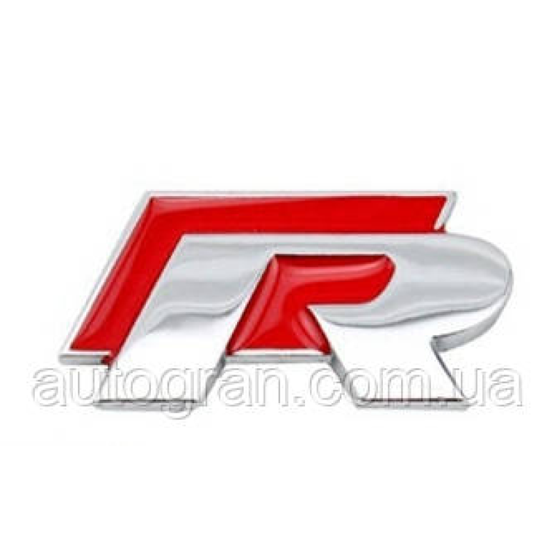 Емблема кузова VW Volkswagen R-line Rline червона Rline