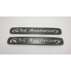 Емблема напис кузова Toyota 60th Anniversary