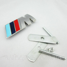 Емблема решітки радіатора BMW M-power хром