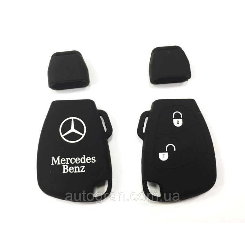 Силіконовий чохол на смарт ключ Mercedes 2 кнопки