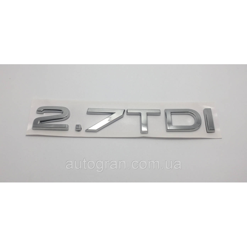 Емблема напис багажника Audi 2.7TDI