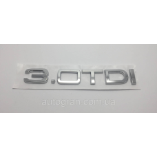 Емблема напис багажника Audi 3.0TDI