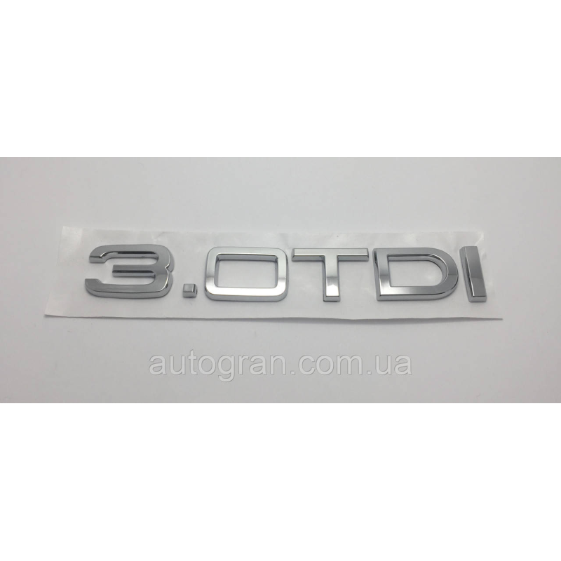 Емблема напис багажника Audi 3.0TDI Емблема напис багажника Audi 3.0TDI