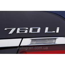 Емблема напис багажника BMW 760Li