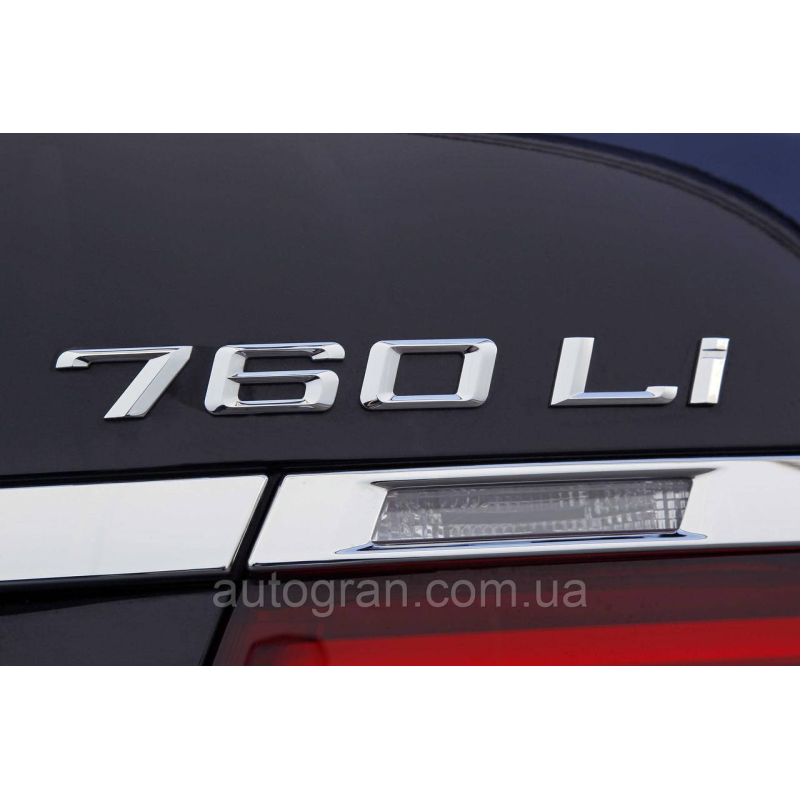 Емблема напис багажника BMW 760Li Емблема напис багажника BMW 760Li