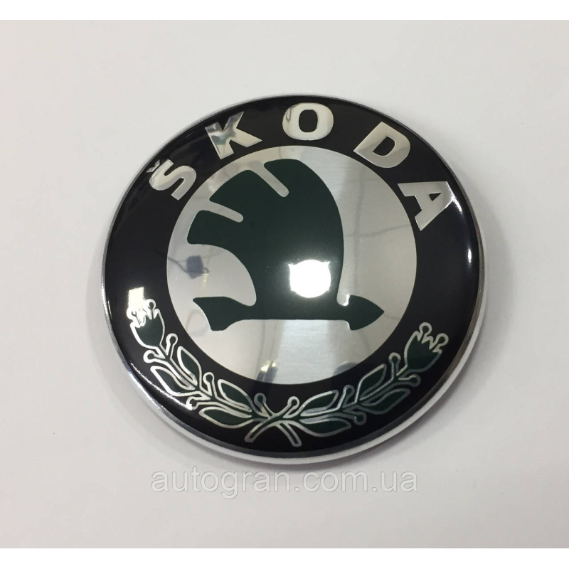 Емблема Skoda 80мм