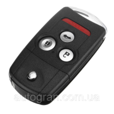 Викидний ключ для Honda Acura 3 кнопки + panic