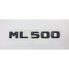 Емблема напис багажника Mercedes ML500 чорна