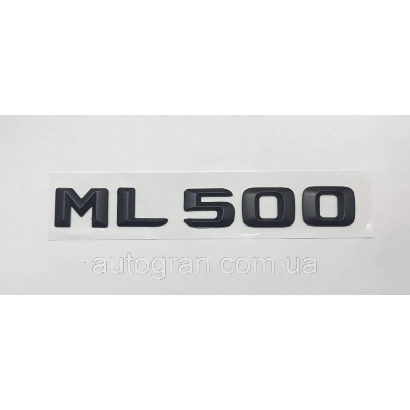 Емблема напис багажника Mercedes ML500 чорна Емблема напис багажника Mercedes ML500 чорна