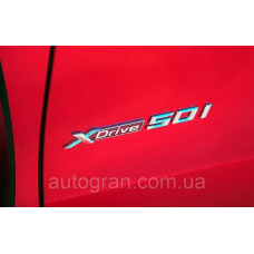 Емблема напис BMW Xdrive 5.0i