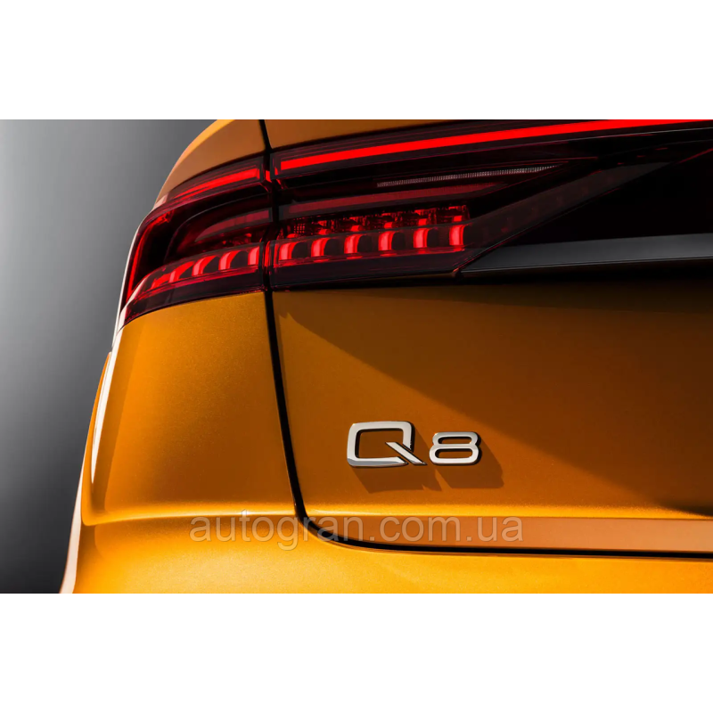 Емблема напис багажника Audi Q8 Емблема напис багажника Audi Q8