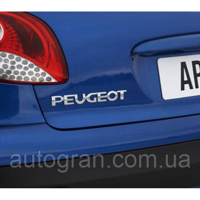 Емблема напис багажника Peugeot