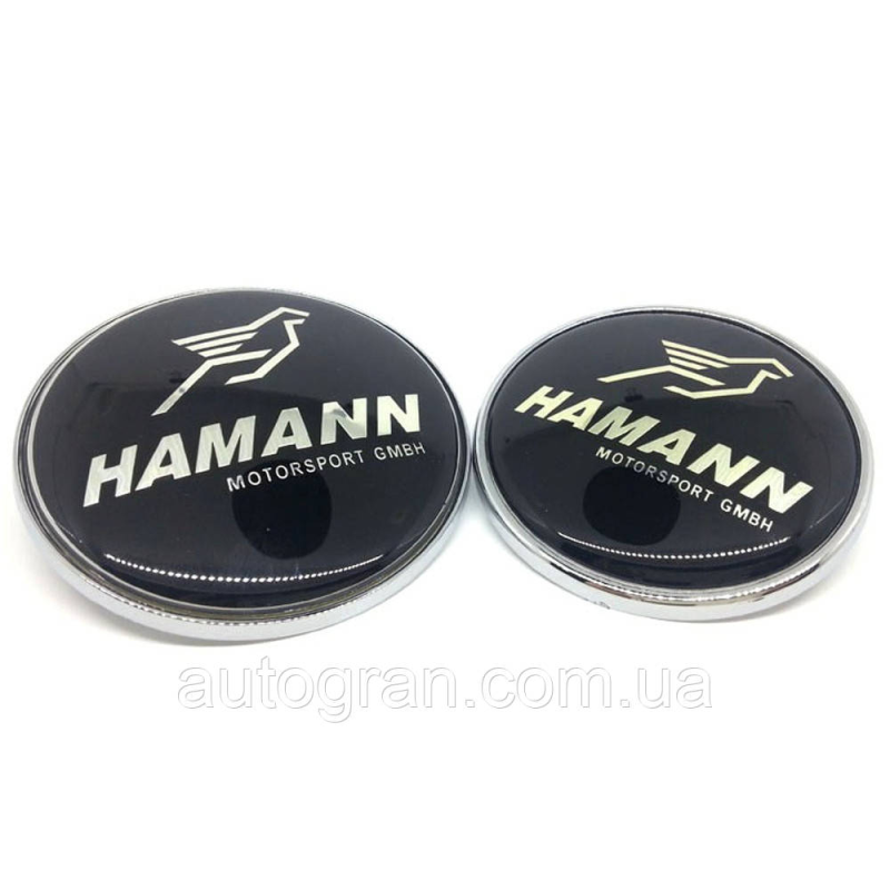 Емблема багажника BMW Hamann 74мм