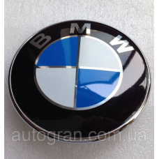 Емблема капота та багажника BMW 82мм