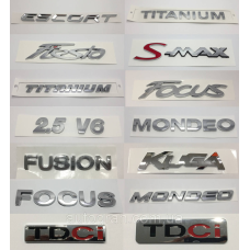 Емблеми написи багажника Ford Focus Mondeo Fiesta Fusion Kuga Titanium