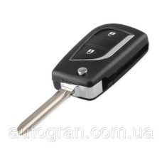 Корпус ключа Toyota Corolla new 2 кнопки