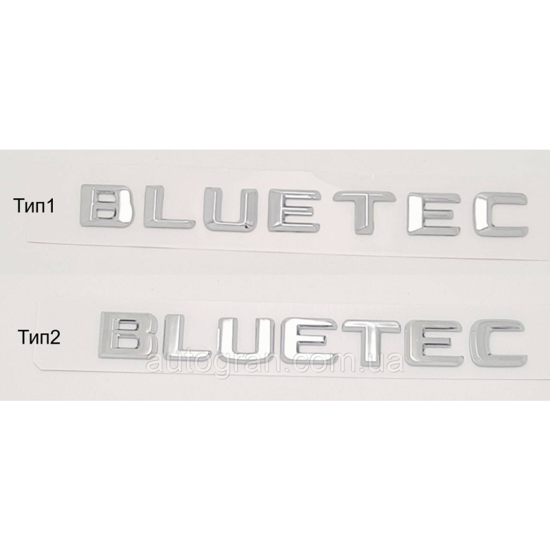 Емблема напис багажника Mercedes Bluetec