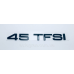 Емблема напис багажника Audi 45TFSI чорна