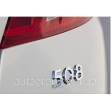 Емблема напис багажника Peugeot 508