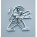Емблема решітки радіатора та кузова Peugeot 9 см х 9 см новий тип