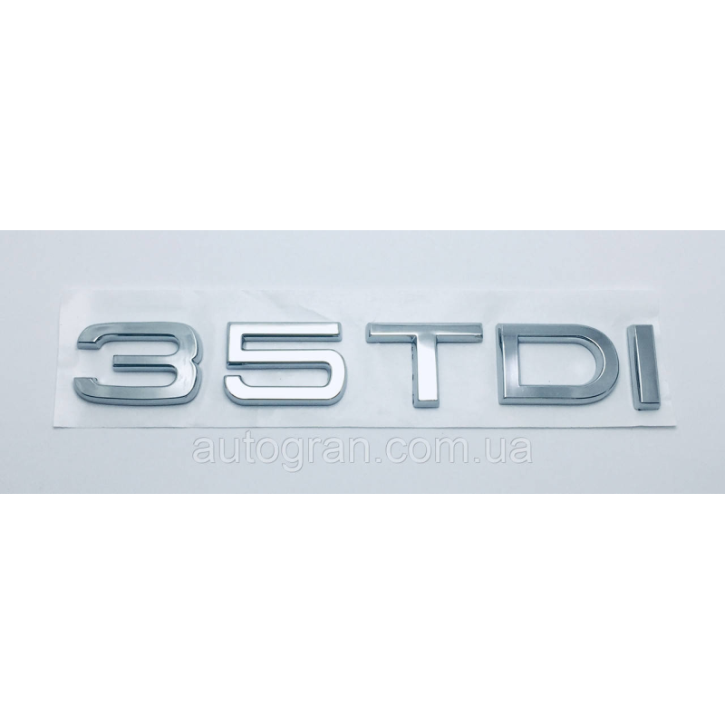 Емблема напис багажника Audi 35TDI Емблема напис багажника Audi 35TDI