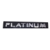 Емблема напис багажника Toyota Platinum 23см*2.5см