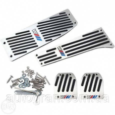 Накладки на педалі BMW E36 E38 E39 E46 E84 E87 E90 E91 E92 E93 М-power механіка