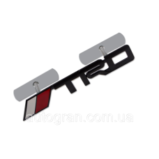 Емблема решітки радіатора Toyota TRD чорна