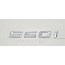 Емблема напис багажника BMW 550i