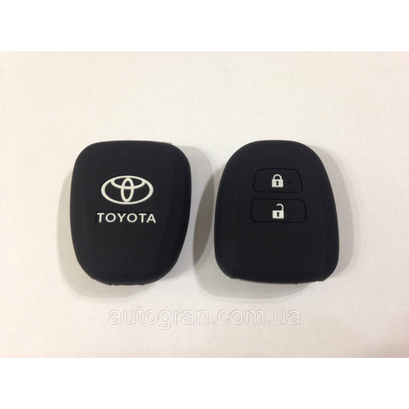 Силіконовий чохол на ключ Toyota 2 кнопки тип2