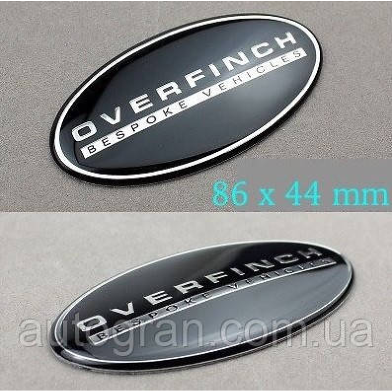 Емблема решітки радіатора та багажника Overfinch для Land Range Rover