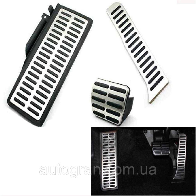 Накладки на педалі VW Volkswagen Golf 5 6, Skoda Octavia A5 автомат Накладки на педалі VW Volkswagen Golf 5 6, Skoda Octavia A5 автомат