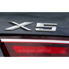 Емблема напис багажника BMW X5