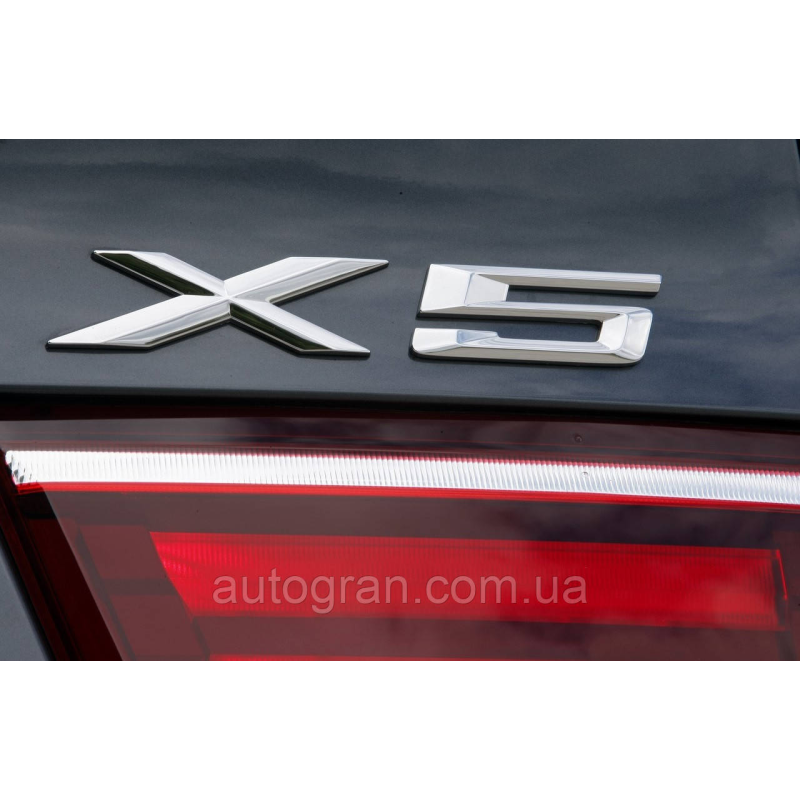 Емблема напис багажника BMW X5