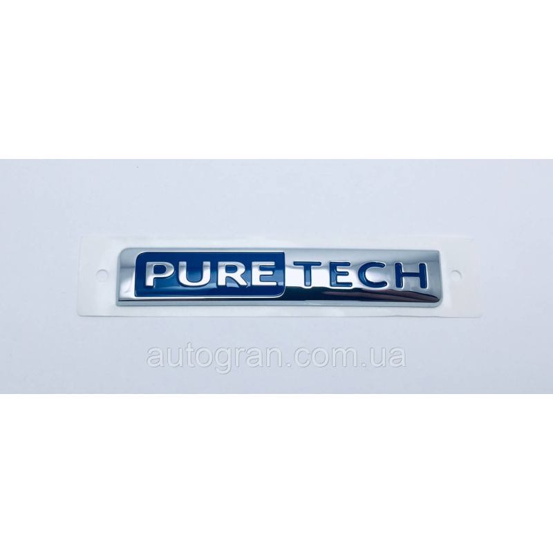 Емблема напис багажника Citroen Puretech Емблема напис багажника Citroen Puretech