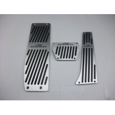 Накладки на педалі BMW E36 E38 E39 E46 E84 E87 E90 E91 E92 E93 Schnitzer автомат