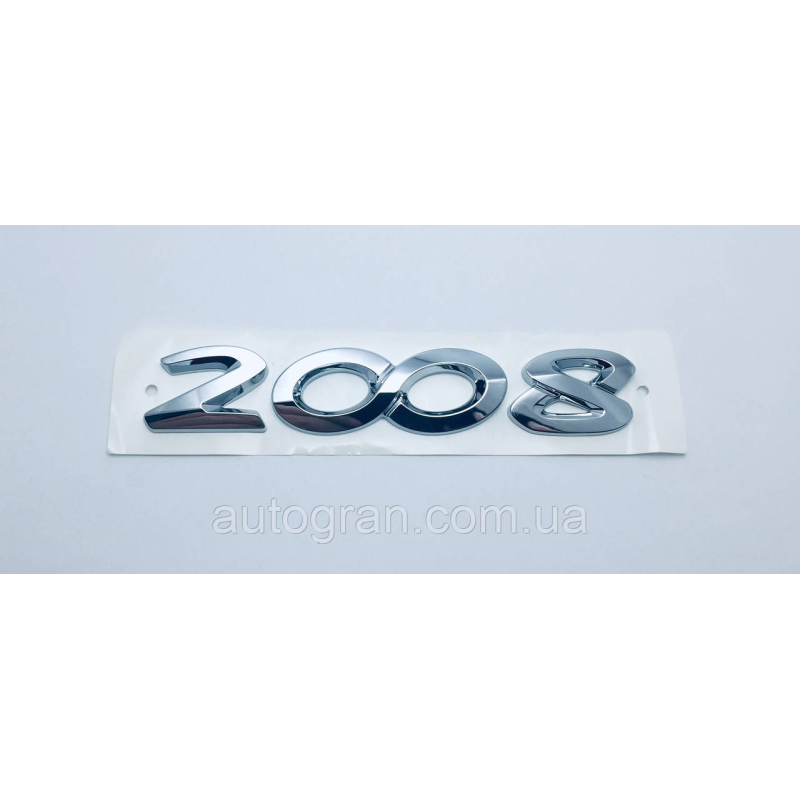 Емблема напис багажника Peugeot 2008