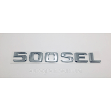Емблема напис багажника Mercedes 500SEL