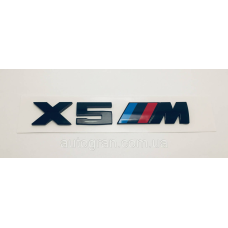 Емблема кузова BMW X5M чорний