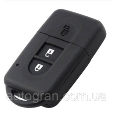 Корпус смарт ключа Nissan 2 кнопки Nissan Micra Xtrail Qashqai Juke Tiida