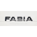 Емблема напис багажника Skoda Fabia New чорний
