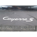 Емблема напис багажника Porsche Cayenne S велика 33смх6см Емблема напис багажника Porsche Cayenne S велика 33смх6см