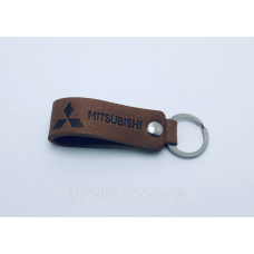 Брелок Mitsubishi кожа