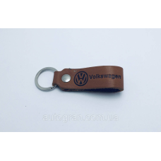 Брелок Volkswagen кожа