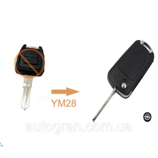 Ключ викидний Opel 2 кнопки YM28