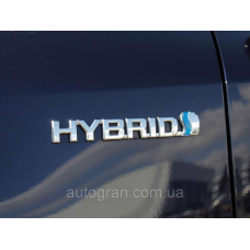Емблема кузова Toyota Hybrid 15смх2.4см