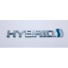 Емблема кузова Toyota Hybrid 21смх3см