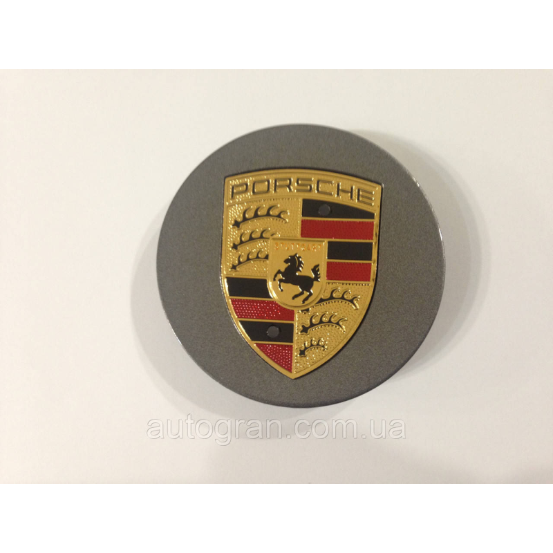 Заглушки ковпачки литих дисків Porsche графіт 65 мм